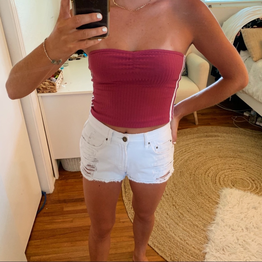 Abercrombie sleeveless cropped top